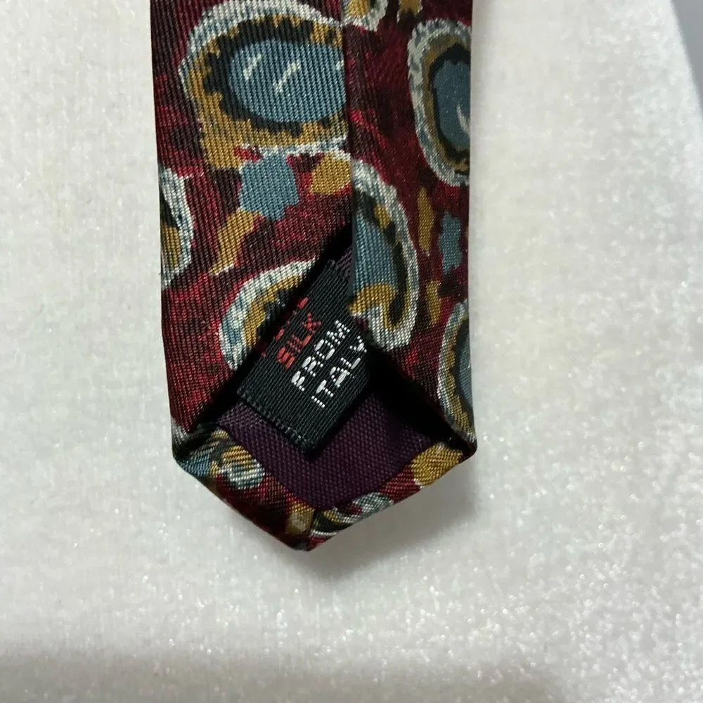 Vintage Kuppenheimer Paisley Patterned Men's Tie